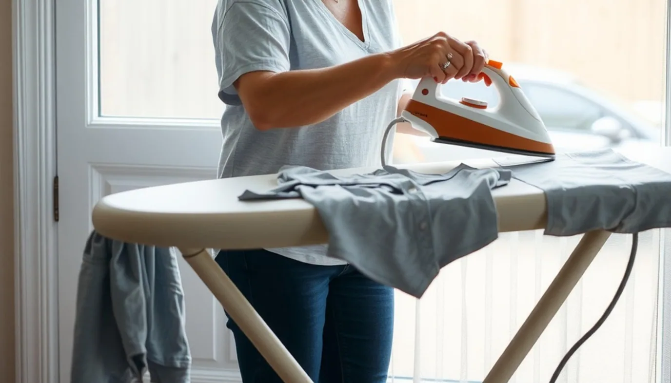 Ironing, laundry and household chores