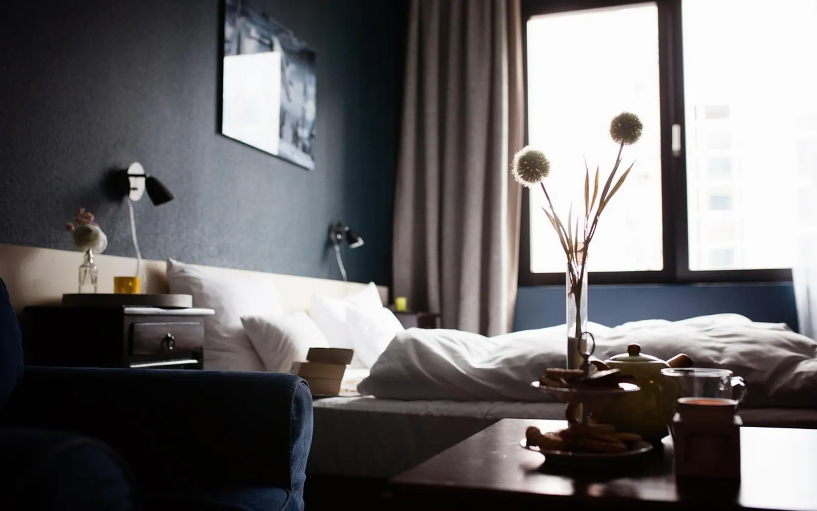 Hotel, hotel rooms and home