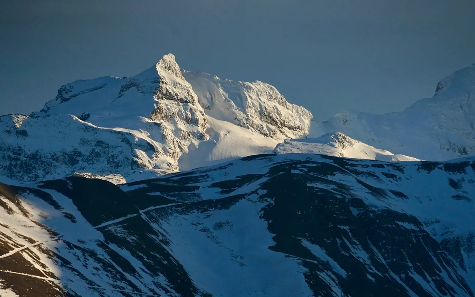 Mountains, snow and valais
