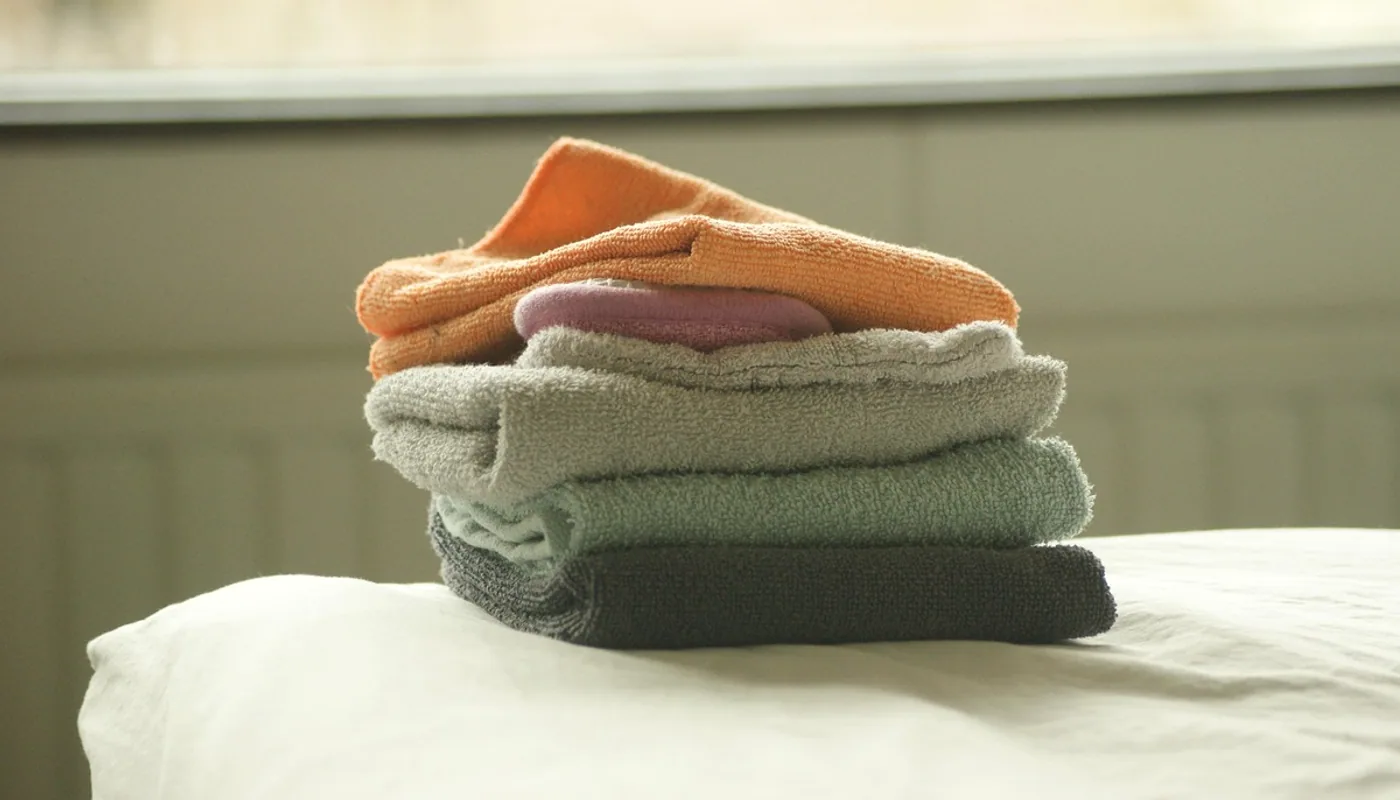 Towel, fold and laundry